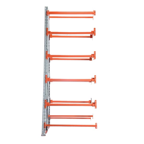 Vestil Steel Reel Rack Add-On Kit 36 In. x 48 In. x 120 In. 6000 Lb. Capacity, White/Orange RERC-A-4410 - main